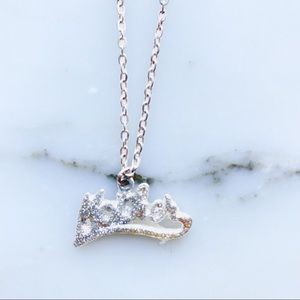 Silver (not real silver) Sparkly Mother Necklace